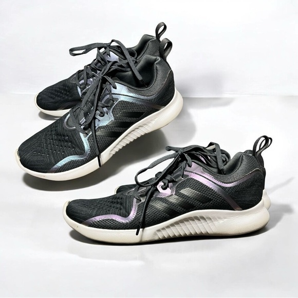 🌻ADIDAS Carbon Gray EdgeBounce Running Shoes Women's Size 9.5 - Picture 1 of 14